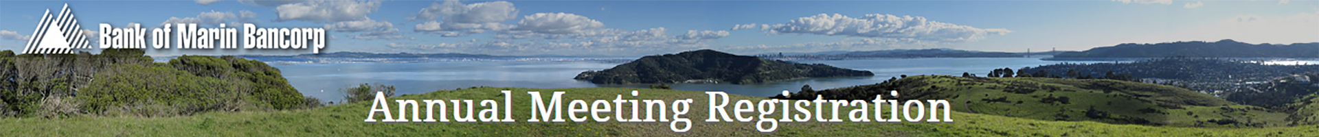 Bank of Marin Bancorp Annual Meeting Registration